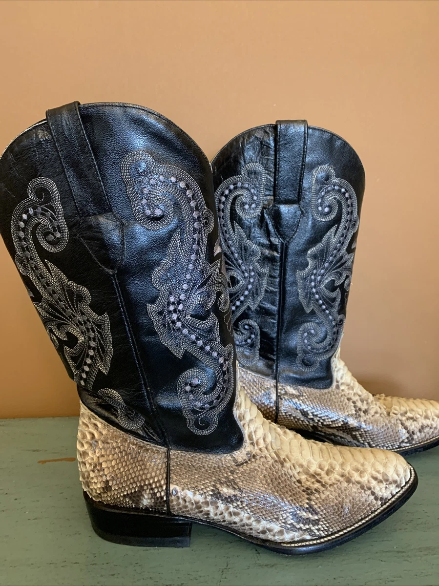 Mens rattlesnake cowboy boots sale