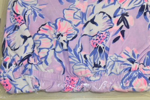 NEW Lilly Pulitzer GIRLS KALLIMA ROMPER Light Lilac Trunks In The Air M L XL - Picture 8 of 11