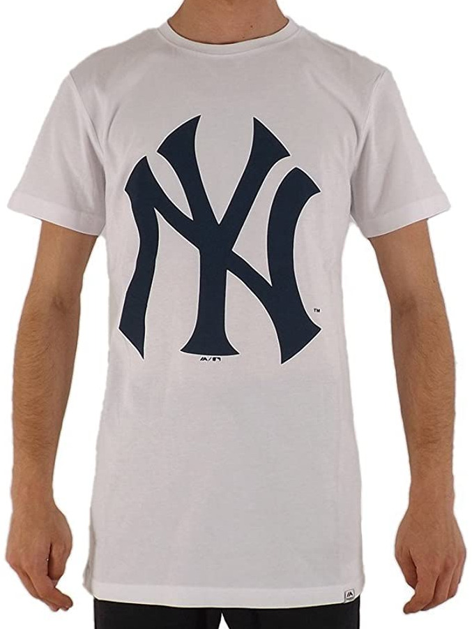 New York Yankees T-Shirt (Size XL) Men's Baseball Logo MLB Prism Top - New