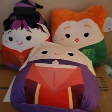 Squishmallows Disney Hocus Pocus Sanderson Sisters 12" Set Winifred Mary Sarah