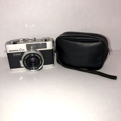 KONICA C35 Automatic 35 mm Range finder Hexanon 38mm f/2.8 (#B2) AS IS-UNTESTED - Picture 4 of 8