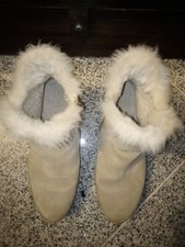 2 Schöne Gefütterte Halbschuhe, Boots, Stiefel,Gr 39. Sammler, Liebhaber