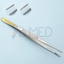 B Med TC Debakey Needle Pulling Tissue Forceps 2mm 7.5" Surgical Instruments