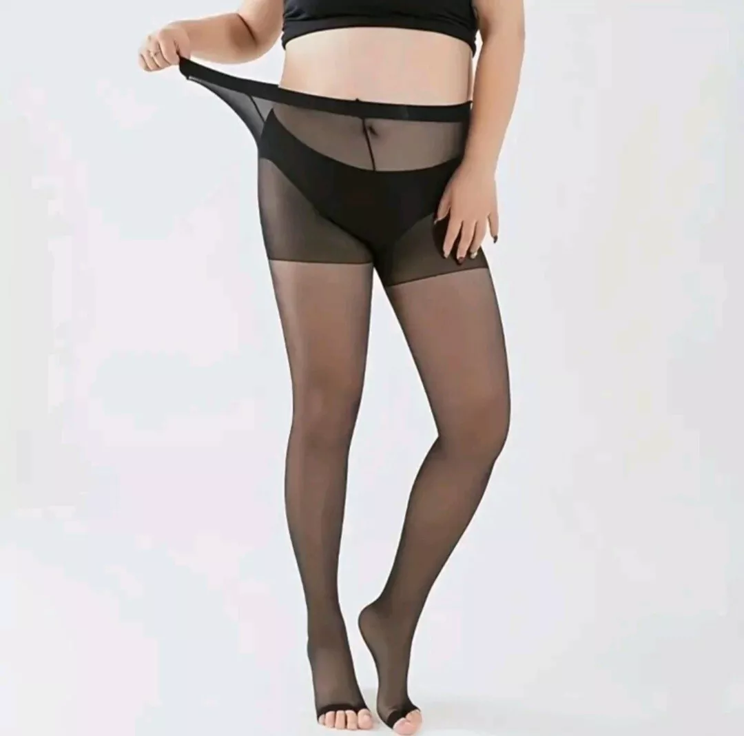 Black toeless pantyhose cheap