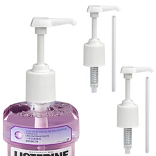 2-PK Listerine Mouthwash Pump for 1 to 1.5 Liters of Listerine Mouthwash Bottles