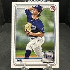 2020 Bowman Draft JJ Goss #BD-40 Tampa Bay Rays