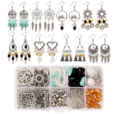 Jewellery Making Findings Kit DIY Earring Bracelet Necklace Making Tool for  Gift