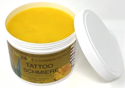 (29,97/Kg) INKgrafiX® Schwäbische TATTOO SCHMIERE 1Kg schmieren Butter Salbe DE