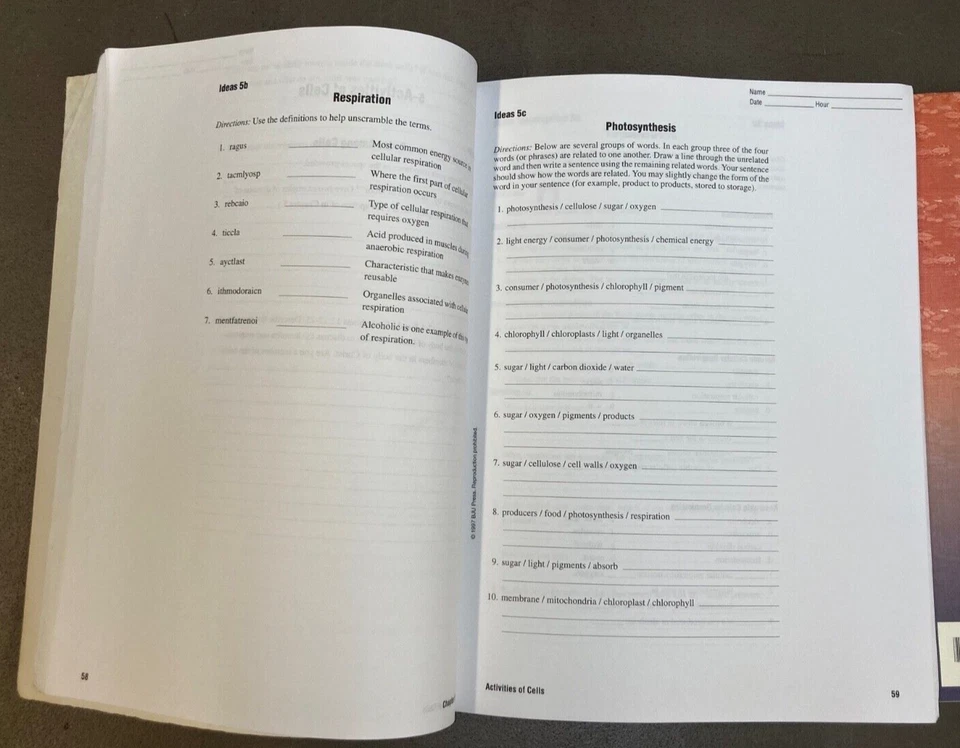 BJU Student Activities in Life Science: Student & Teacher Editions 2nd edition - Image 3 of 4