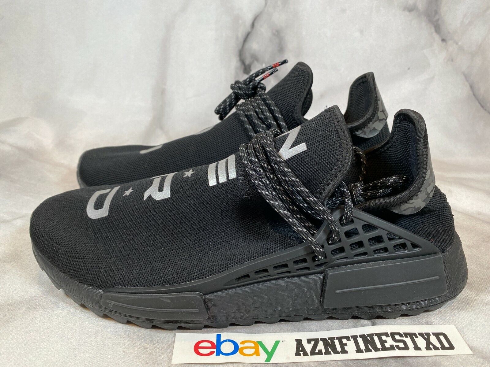 Beneficiario gravedad pandilla Adidas Pharrell Williams N.E.R.D Human Race NMD x ComplexCon Black Sz 11  BB7603 | eBay