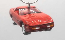 Christmas Ornament for 1986 Chevy Corvette Red/Black Side Stripe