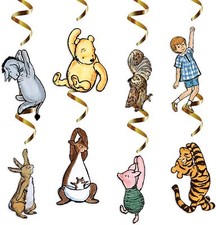 Winnie Baby Shower Decorations 16Pcs The Pooh Swirl Hanging Decorations for C...