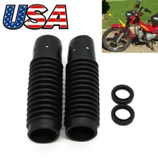 Front Fork Boot Rubber Seal Set For Honda CB125 CL125  S90 CT90 CT110 CL90 Trail