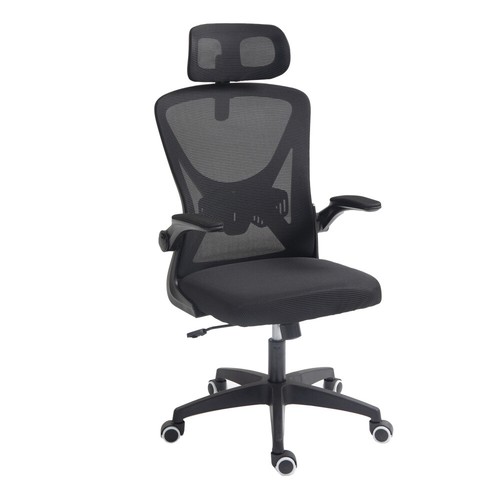Mesh Back Home Office Chair with Armrest Swivel 5 Casters Computer Desk Chair - Picture 208 of 231