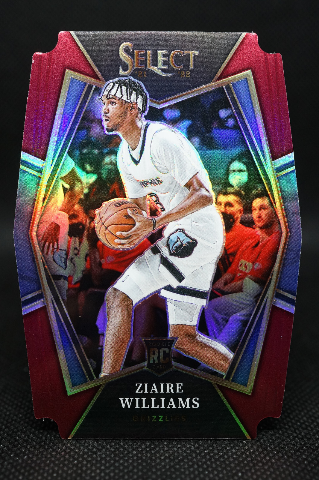 2021-22 NBA Select Premier Maroon Prizm  6/175 Ziaire Williams #181 Rookie RC