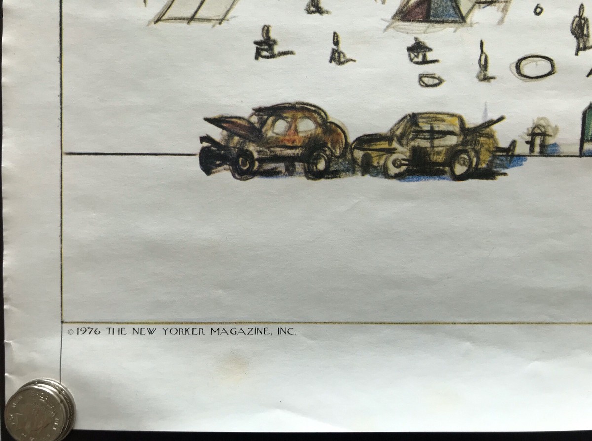 Saul Steinberg - View of the World from 9th Avenue (The New