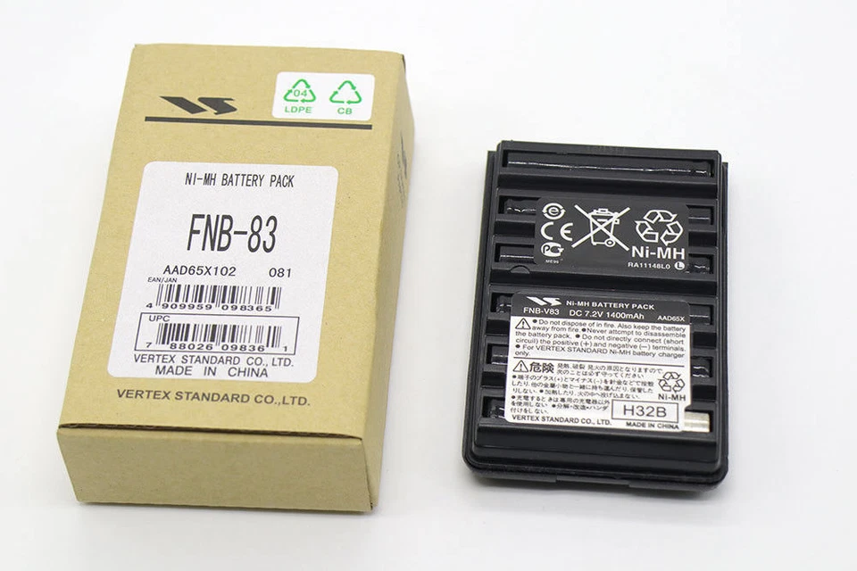 FNB-83 BATTERIA x YAESU FT-60, VX-110/120/150/170/177/246 ORIG.REF 100025