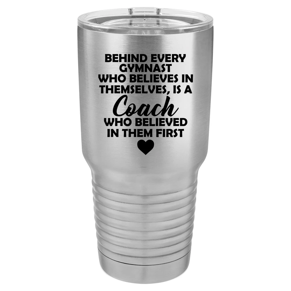 20oz 30oz Vacuum Insulated Travel Mug for Gymnastics Coaches