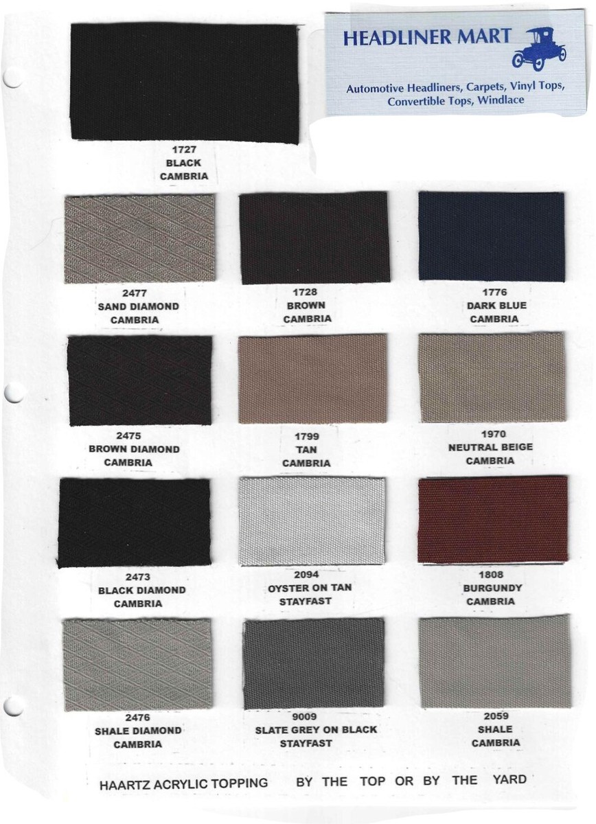 1993-1996 Cadillac Fleetwood Brougham Full Cloth Top