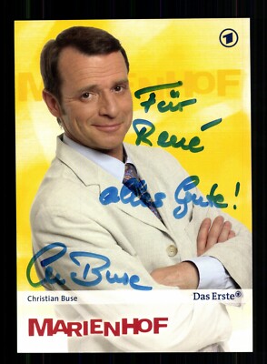 Christian Buse Marienhof Autogrammkarte Original Signiert ## BC 172996