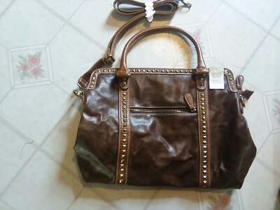 Brown Studded purse from Cracker Barrel