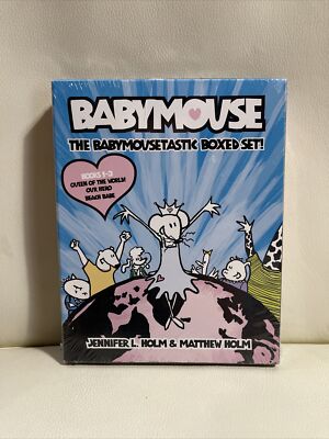The Babymousetastic Babymouse Boxed Set Books 1-3 Paperback by Jennifer L. Holm 