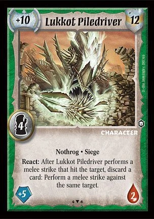 Lukkot Piledriver - FOIL - Nothrog - Warlord Saga of the Storm