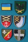 Ukrainian Patch Lot Set 5 Military War Patches of Ukraine Armed Forces ZSU Hook
