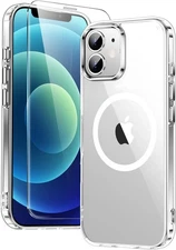 Temdan for iPhone 12/iPhone 12 Pro Case Clear, with 12/12 pro, Clear 