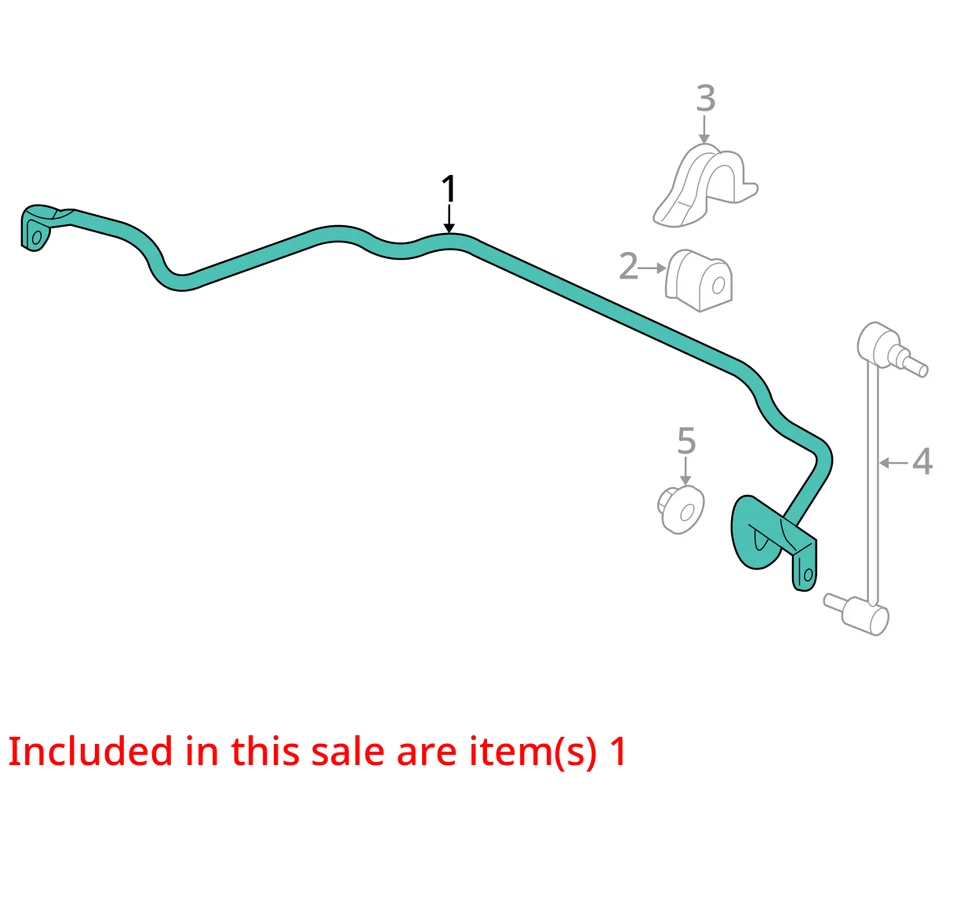 Barra estabilizadora delantera Acura MDX 2015 AWD OEM 108 k millas - LKQ405616244 Foto 4 de 4