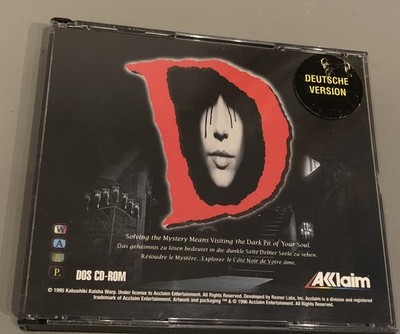 D: The Game Acclaim 1995 PC Sehr RAR Kein 3DO, Sega Saturn, PlayStation