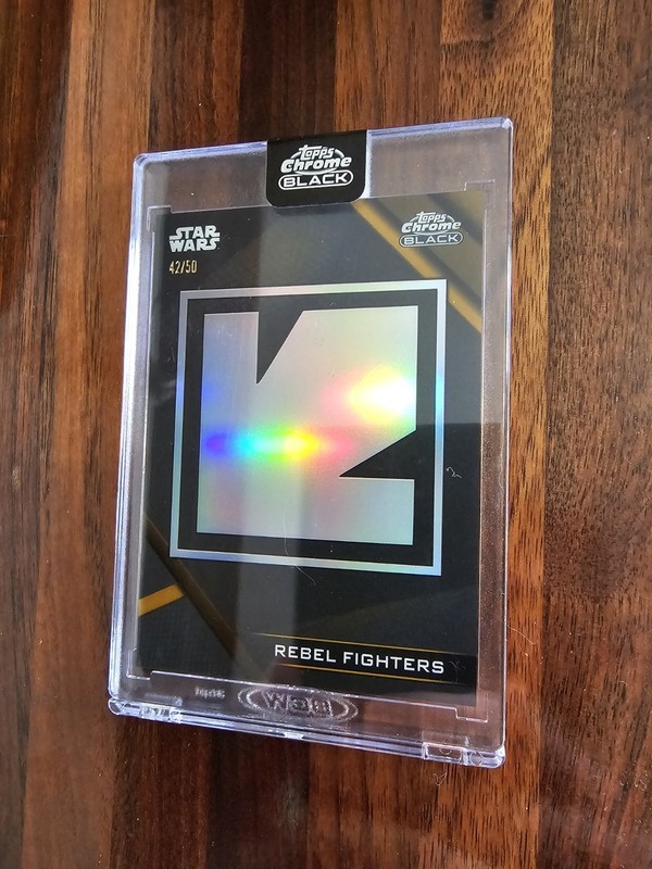 2024 Topps Chrome Black - Star Wars Rebel Fighters - #42/50