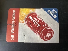 6 piece Jigsaw Carlton “ Hot Shot “ Beer & Vodka  issue BEER COASTERS