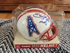 Elvin Bethea Houston Oilers autographed mini helmet with HOF 03 inscription