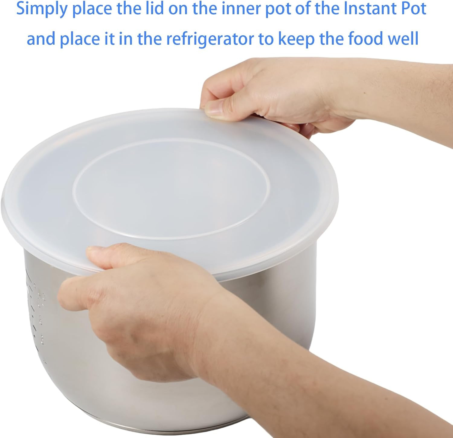 Silicone Lid for Instant Pot 6 QT & 5 QT, 9.8IN Premium Pot Cover for Instapot 5