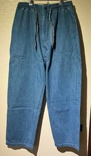 Kapital Sashiko Waist Tape Denim Pants XL 38-50cm Stretch Used JAPAN