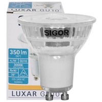Led-Reflektorlampe Luxar Glas GU10 Dimmbar QPAR51 Spot PAR16 Sigor SIG-5752701