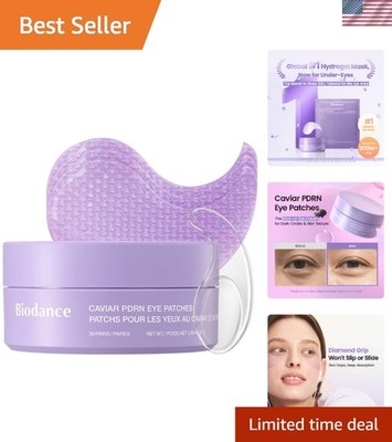 Multi-Use Hydrogel Eye Patches Enriched with Caviar & Caffeine for Tired Eyes