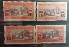 Senegal 1922 Surcharged Full Mnh