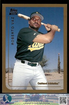 1999 Topps Traded & Rookies #T9 Roberto Vaz RC Oakland Athletics 99TT