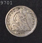 1857 Liberty Seated Half Dime