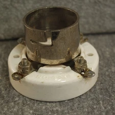 EF Johnson 123-210 4 Pin Ceramic Tube Socket For 811A & 866A Base A4-10 #1