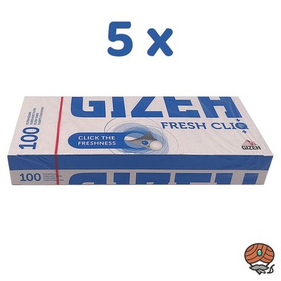 Gizeh FRESH CLIQ Filterhülsen Zigarettenhülsen 5x 100 Stück versandkostenfrei
