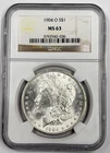 1904-O $1 Morgan Dollar NGC MS63 90% Silver New Orleans Early US Coin