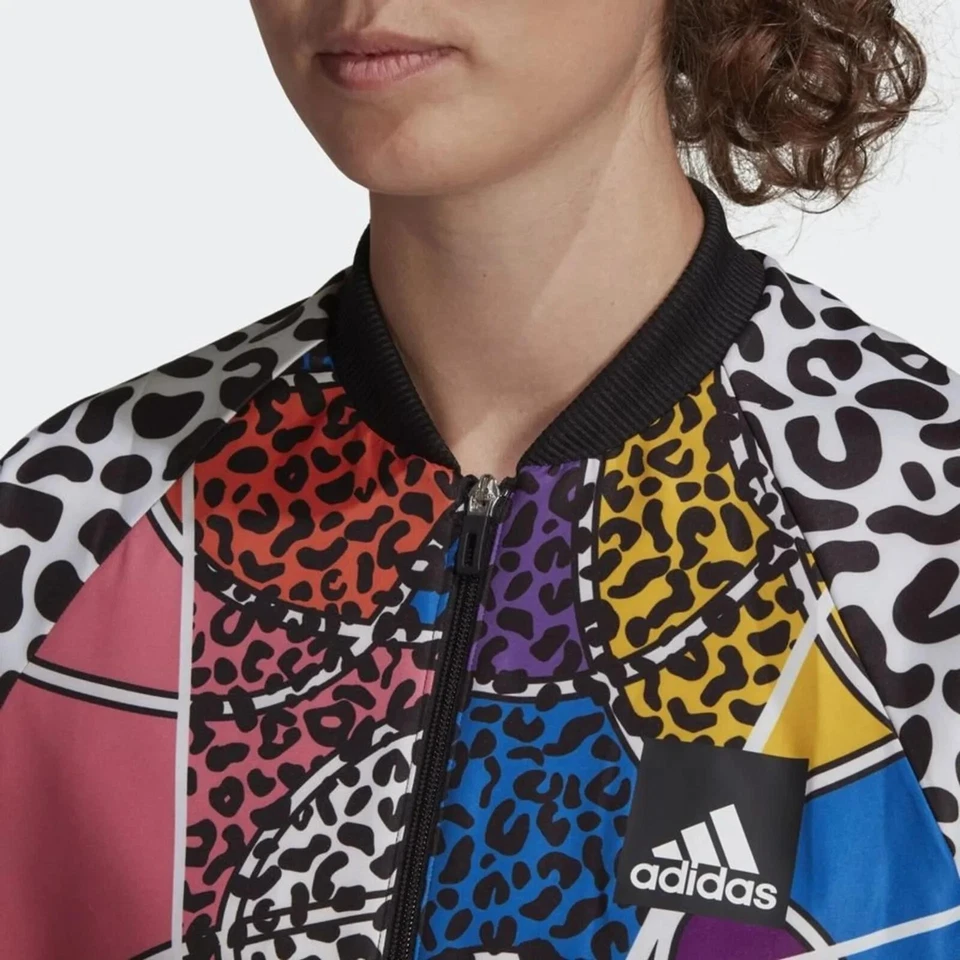 adidas Womens Rich Mnisi Tennis Woven Jacket - Multi - Image 4 of 4