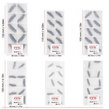 ⁺10PCS Tungsten Carbide Insert Grooving Parting Turning Tool Solid Good