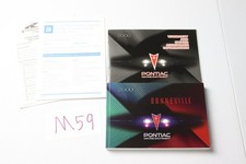 00 2000 Pontiac Bonneville Owners Manual Oem Factory Guide Book Set