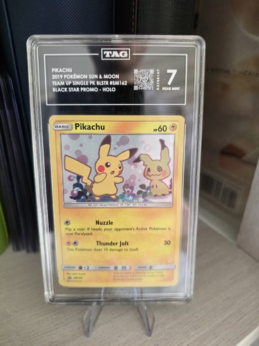 Pikachu graded TAG 7 for sale on eBay