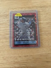 2022 Donruss Trending Red Max Muncy 75/149 Los Angeles Dodgers Baseball Card EX