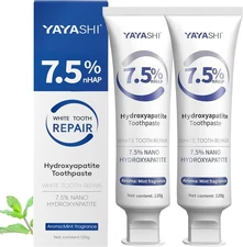 Hydroxyapatite Toothpaste 2-Pack for Enamel Protection and Fresh Breath